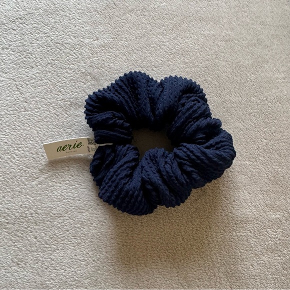 Aerie Navy Blue Scrunchie - Picture 1 of 4